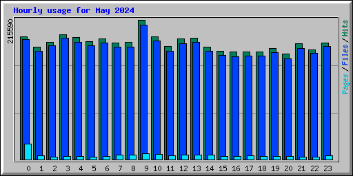 Hourly usage for May 2024